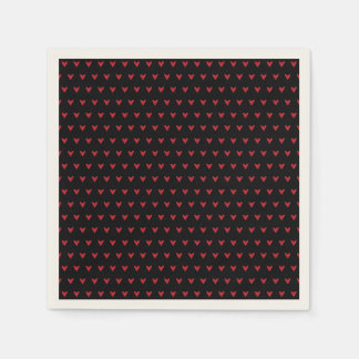 Guardanapo De Papel casamento de pequenos corações