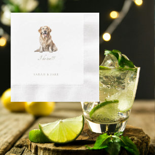 Guardanapo De Papel Casamento de Pet Coinado Personalizado Napkins