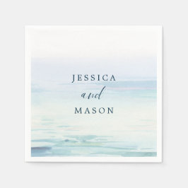 Guardanapo De Papel Casamento de praia Cocktail Napkin