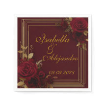 Casamento de Rosas Burgundy Românticas 