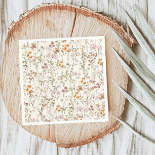 Guardanapo De Papel Casamento De Terracotta Wildflower No Jardim Bloom
