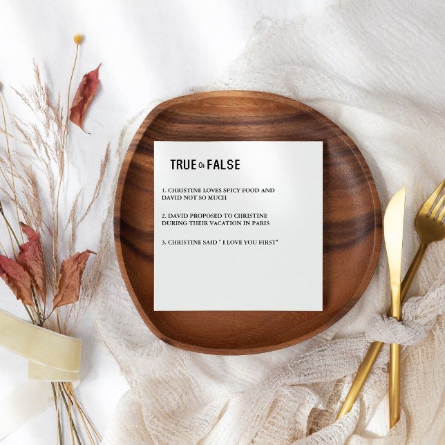 Guardanapo De Papel Casamento de Verdadeiro Moderno ou falso monograma (Criador carregado)