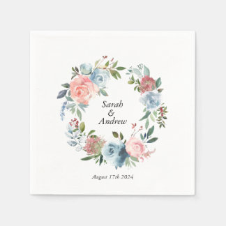 Guardanapo De Papel Casamento de Verrugas Vermelhos Cor-de-rosa