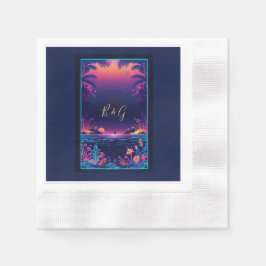 Guardanapo De Papel casamento de vibe na costa azul