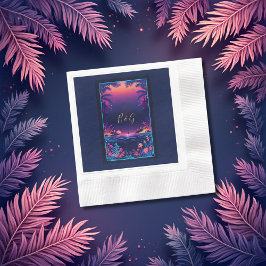 Guardanapo De Papel casamento de vibe na costa azul