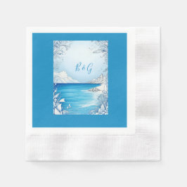 Guardanapo De Papel casamento de vibe na costa azul