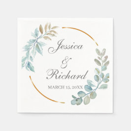 Guardanapo De Papel Casamento de Watercolor Napkins