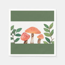 Casamento de Watercolor Red Mushroom, Casamentos