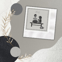 Guardanapo De Papel Casamento do Eternal Stone casal Boho