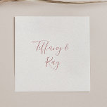Guardanapo De Papel Casamento Dourado Elegante Simples Napkins<br><div class="desc">Esses simples guardanapos de rosa de ouro elegantes são perfeitos para o seu clássico casamento de rosa de ouro minimalista. Design apresenta a típica vintage mínima fonte de ouro emboscada contemporânea chic e delicada caligrafia formal romântica. É excelente para primavera, verão, outono ou casamentos de luxo de inverno. Mantenha-o como...</div>