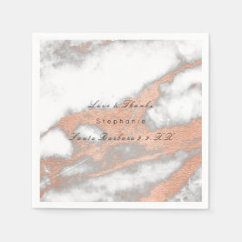 Guardanapo De Papel Casamento Dourado Metálico Rosa Rosa Rosa Rosa Ros