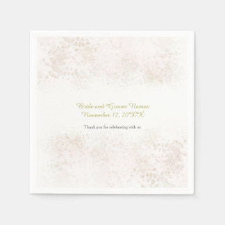 Guardanapo De Papel Casamento Elegante Blush Flush