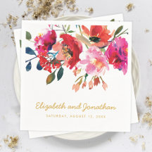 Casamento Elegante Floral Aquarela Dourado Branco
