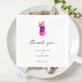 Guardanapo De Papel Casamento Elegante Macaron, Arco Rosa, Coquette