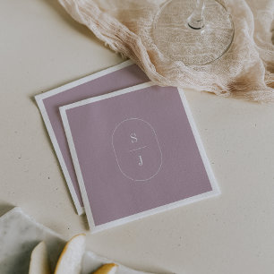 Guardanapo De Papel Casamento Elegante Roxo Roxo Simples Lilac Lilac