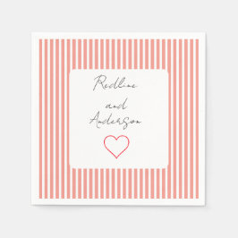 Guardanapo De Papel Casamento Elegante Tangerina