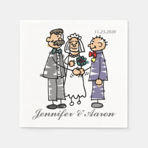 Guardanapo De Papel Casamento engraçado