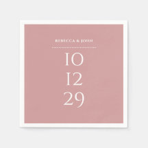 Casamento Especial de Data com Rosa Minimalista Du