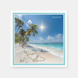 Guardanapo De Papel Casamento especial de verão