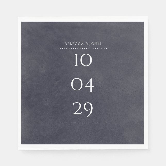 Guardanapo De Papel Casamento especial do quadro elegante (Frente)