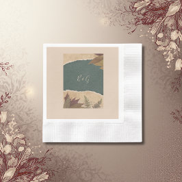 Guardanapo De Papel casamento etervintage boho chic greenery