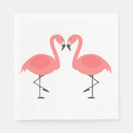 Guardanapo De Papel Casamento Flamingos Rosa, Chá de panela Luau Summe