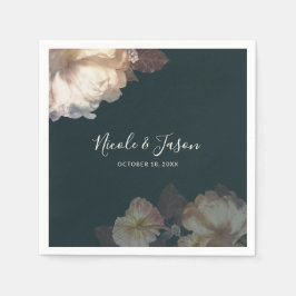 Guardanapo De Papel Casamento Floral Elegante Romântico Blooms