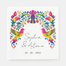 Casamento Floral Fiesta - Aves Otomi Mexicanas Vib
