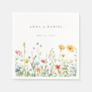 Guardanapo De Papel Casamento Floral Whimsical Summer