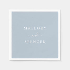 Guardanapo De Papel Casamento Herdeiro Azul Tradicional