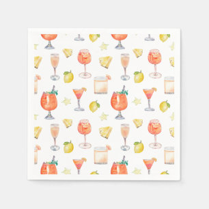 Guardanapo De Papel Casamento Italiano de Hora do Cocktail Napkins