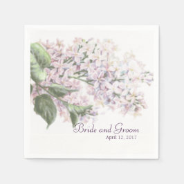 Guardanapo De Papel Casamento Lilac Blooms
