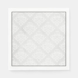 Guardanapo De Papel Casamento Minimalista Elegante Damask
