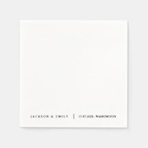 Casamento Minimalista Moderno Personalizado