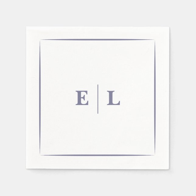 Guardanapo De Papel Casamento Mínimo de Swilight Bloom (Frente)