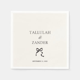 Guardanapo De Papel Casamento Mínimo Elegante de Arcos