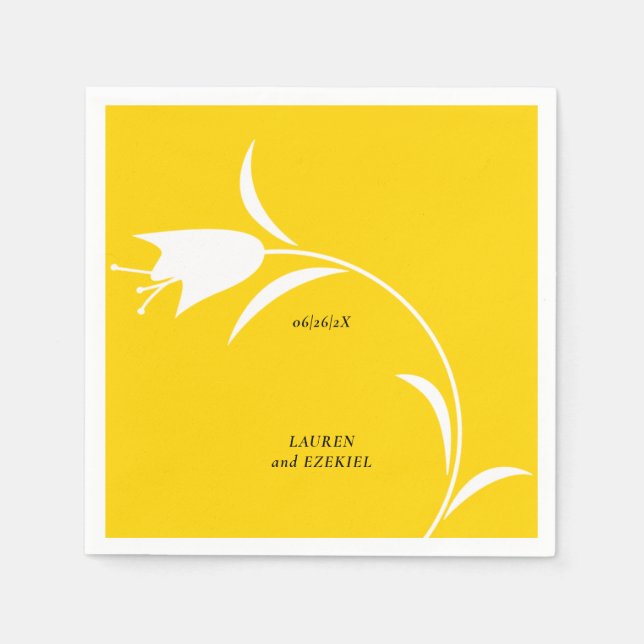 GUARDANAPO DE PAPEL CASAMENTO MOD TULIP (Frente)