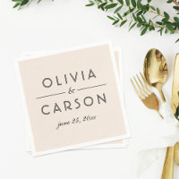 Casamento Moderno com Monograma em Marfim e Preto