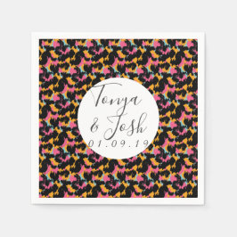Guardanapo De Papel Casamento Moderno de Cheetah Impressão Pattern Col