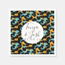 Guardanapo De Papel Casamento Moderno de Cheetah Impressão Pattern Col