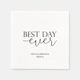 Guardanapo De Papel Casamento Moderno Elegante Napkins com T Personali