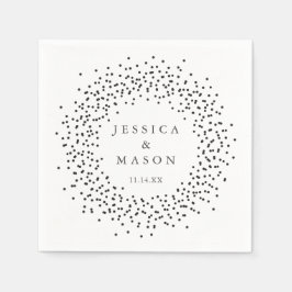 Guardanapo De Papel Casamento Moderno Napkins - Cocktail Napkin