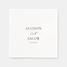 Casamento Negro e Branco Elegante