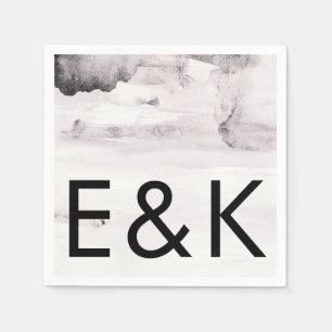 Guardanapo De Papel Casamento Neutro de Gênero Ultra Moderno
