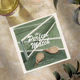 Guardanapo De Papel Casamento Perfeito   Casamento no Clube de Tênis C