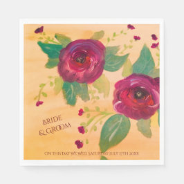 Guardanapo De Papel Casamento Personalizado Napkins