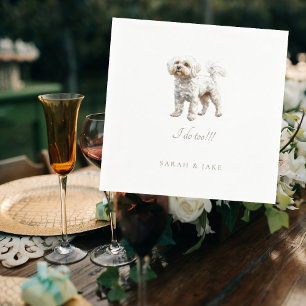 Guardanapo De Papel Casamento Pet Personalizado Napkins III