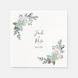 Guardanapo De Papel Casamento por Aquarela de inverno