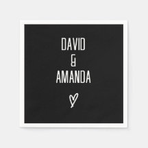 Casamento Preto Minimalista Moderno
