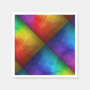Guardanapo De Papel Casamento Rainbow Cocktail Colorful Napkins